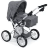 BAYER CHIC 2000 Kombi-Puppenwagen LENI, Jeans Grey