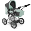 BAYER CHIC 2000 Kombi-Puppenwagen LENI Melange Anthrazit-mint