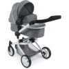 BAYER CHIC 2000 Kombi-Puppenwagen MIKA Jeans Grey