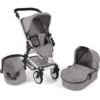 BAYER CHIC 2000 Kombipuppenwagen Fides 3 In 1 Grau