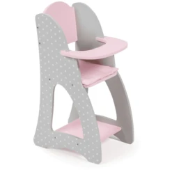 BAYER CHIC 2000 Puppen-Hochstuhl - Puntos Grey