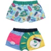 Zapf Creation BABY Born® Weekend Badeshorts 2 Sort. 43cm